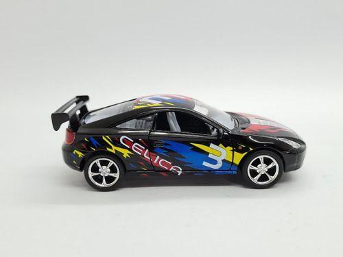 Miniatura Toyota Celica Race Metal 1:34 - Kinsmart - Carrinhos e
